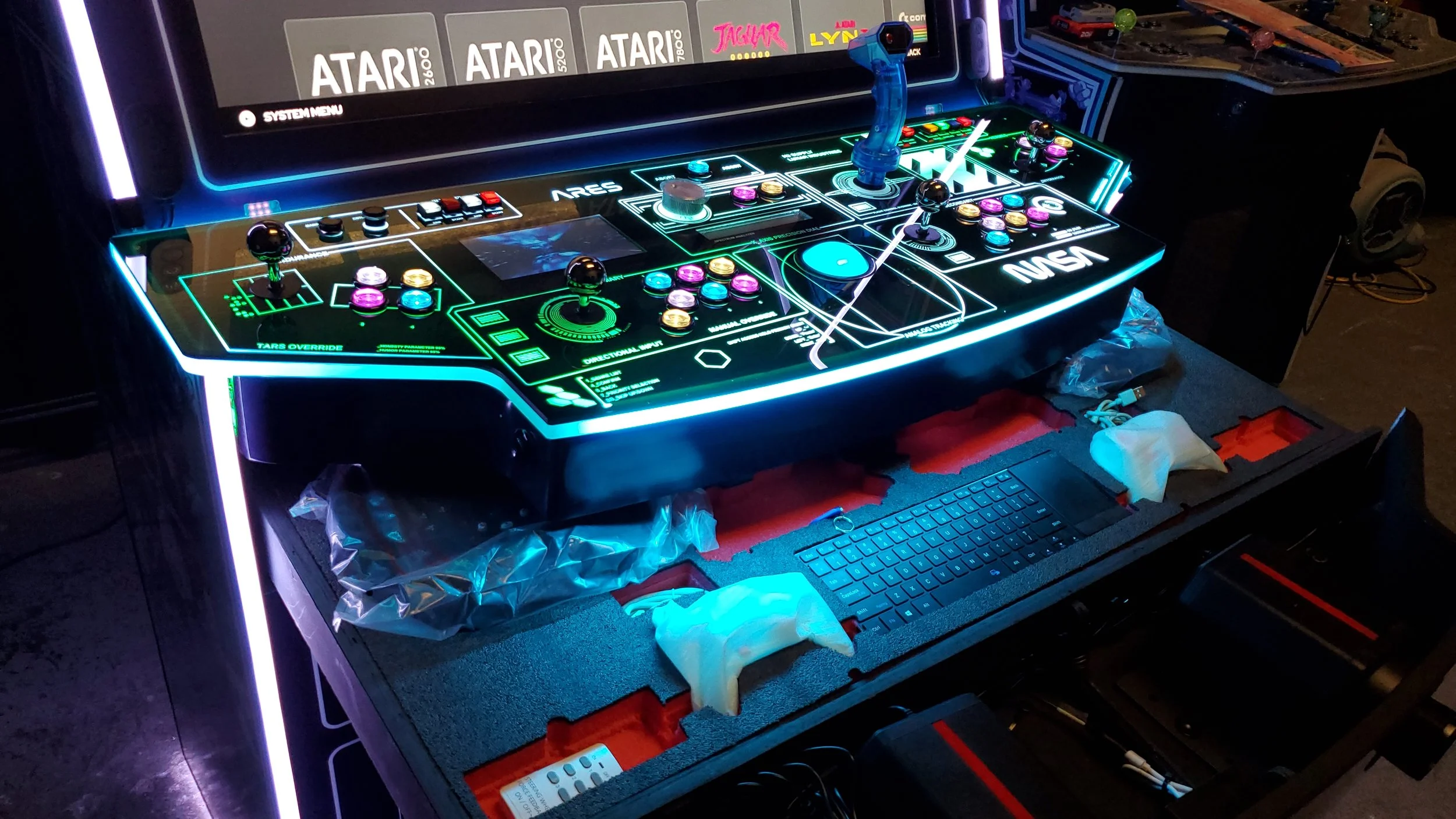 Backlit Control Panels — Paradox Arcade Systems